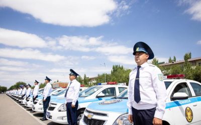 Алматы облысының полициясына 40 жаңа автокөлік табысталды