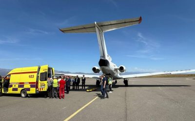 Үржарда көлік апатынан зардап шеккен екі бала Астанаға жіберілді (ВИДЕО)