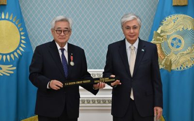 Тоқаев Бүкіләлемдік таеквондо федерациясының президентін қабылдады