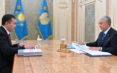 Тоқаев Астана қаласының әкімі Жеңіс Қасымбекті қабылдады
