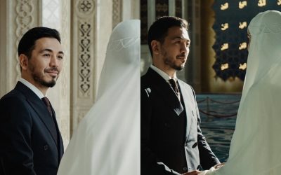«Оранған хиджабтағы ару»: Актер Дәурен Айдарқұлов үшінші әйелін көрсетті (ФОТО)