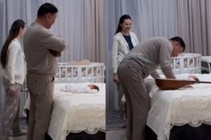 «Жұлдыздың қызына неге бармайсыз»: Қайрат Нұртастың әкесі кіші немересіне ән арнады (ВИДЕО)