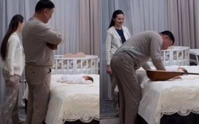 «Жұлдыздың қызына неге бармайсыз»: Қайрат Нұртастың әкесі кіші немересіне ән арнады (ВИДЕО)