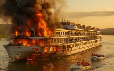 Египетте Ніл өзенінде 200-ден астам турист мінген кеме өртенді