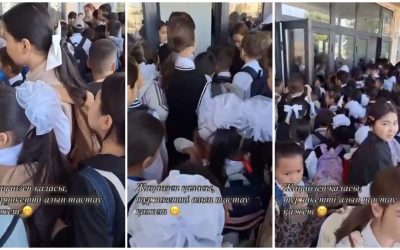 «Балалар мектепке кіре алмай тұр!» – Жаңаөзенде турникет төңірегінде шу шықты