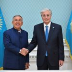 Мемлекет басшысы Татарстан Республикасының Раисы Рустам Миннихановпен кездесу өткізді